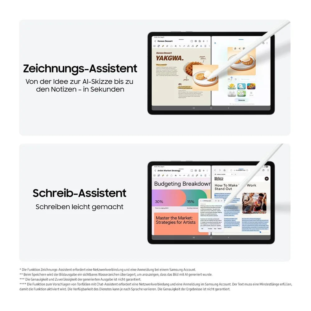 Samsung Galaxy Tab S11, AI Tablet, Wi-Fi, Leichtes Design, Vielseitige KI-Tools, DeX, 128 GB Speicher, 12 GB — 4