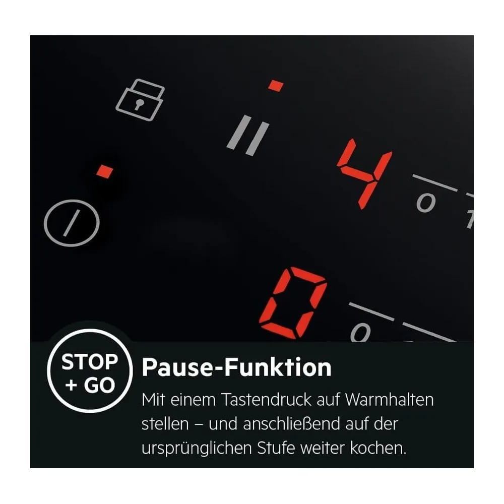 AEG Glaskeramik-Kochfeld 60cm, 4 Kochzonen, schnelles Aufheizen, TN64RA06XB — 5