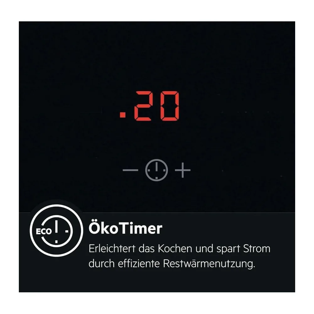 AEG Glaskeramik-Kochfeld 60cm, 4 Kochzonen, schnelles Aufheizen, TN64RA06XB — 6