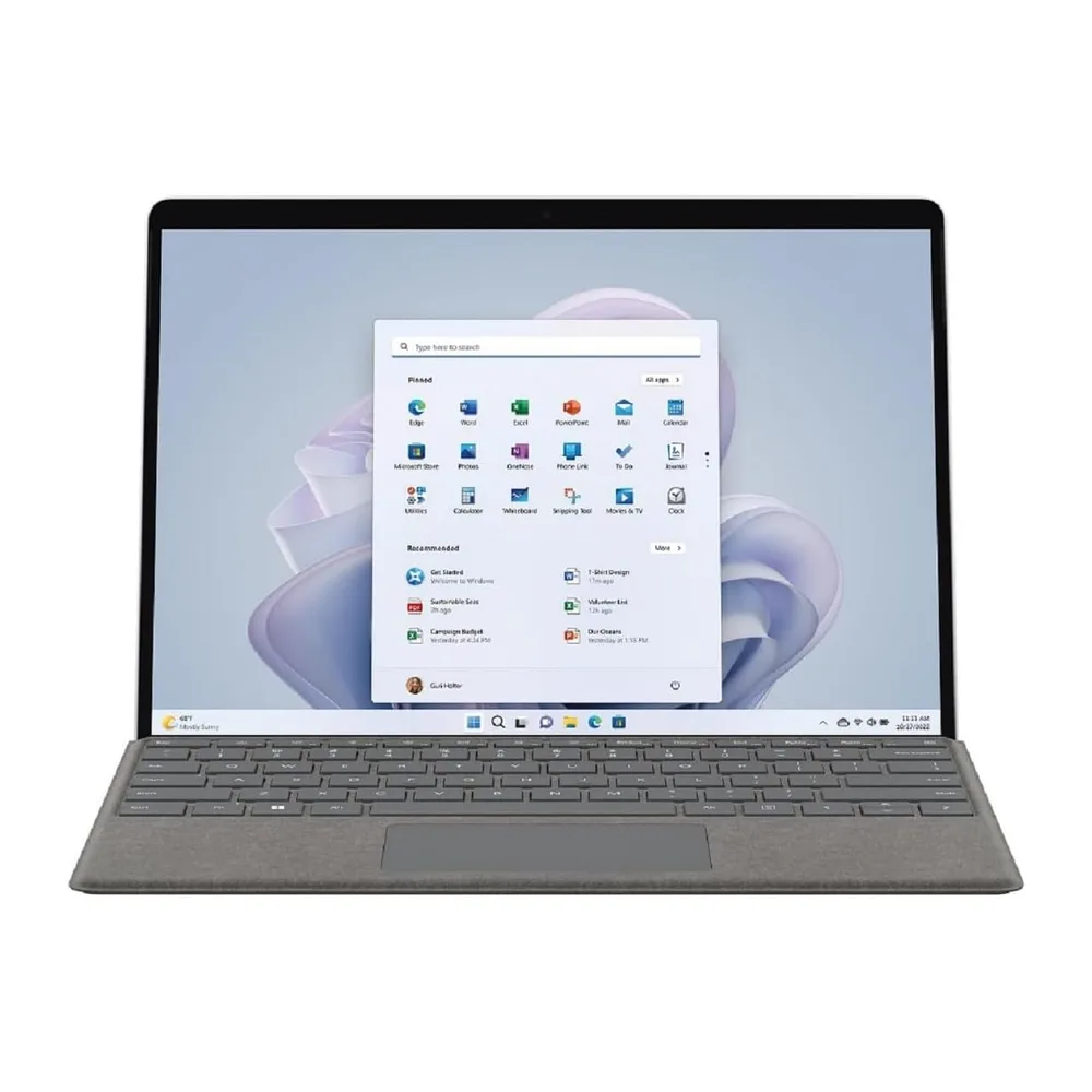 Microsoft Surface Pro 9 256 GB 33 cm (13 Zoll) Intel® Core™ i7 16 GB Wi-Fi 6E (802.11ax) Windows 11 Pro Platin — 2
