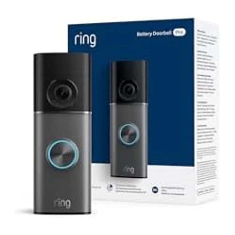 Ring Battery Video Doorbell 4K Pro, Akku-Videotürklingel (neueste Generation), Kabellose Türklingel-Kamera, — 2