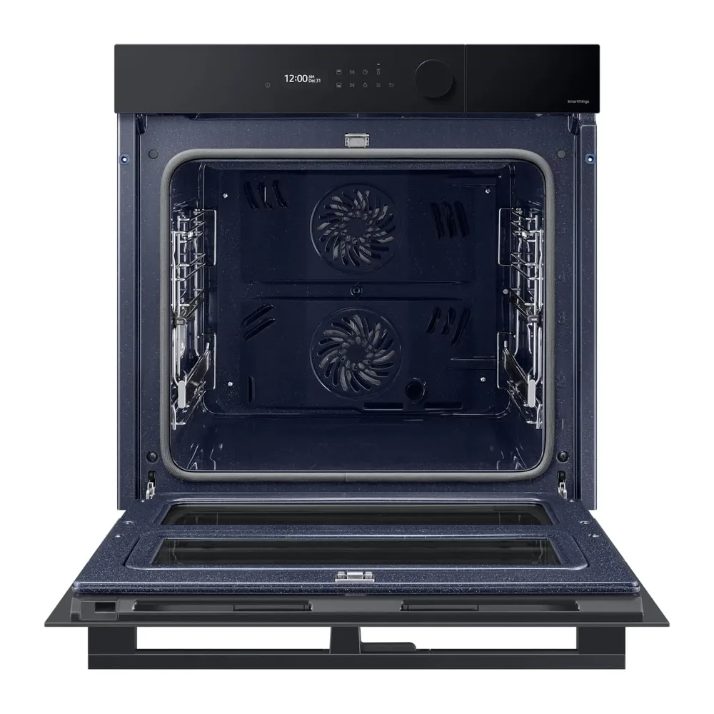 Samsung DualCook Flex Einbaubackofen, 76 l, Pyrolyse, Schwarzes Glas, Serie 5 [Energieklasse A+] — 2