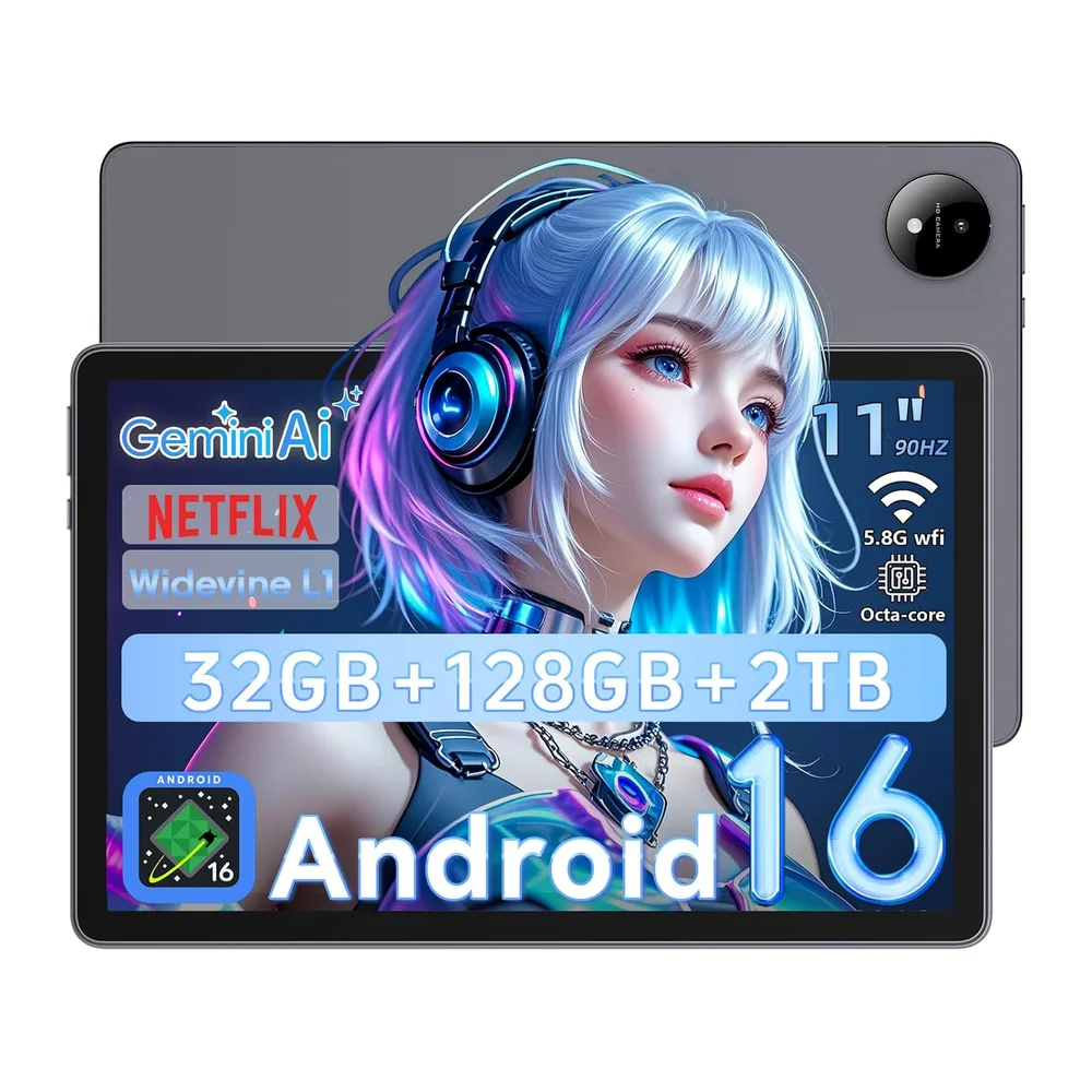 Raemond 11 Zoll Android 16 Tablet mit Gemini AI — 2