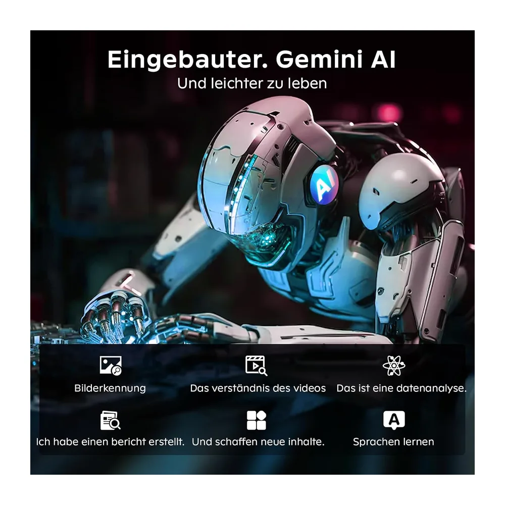Raemond 11 Zoll Android 16 Tablet mit Gemini AI — 2