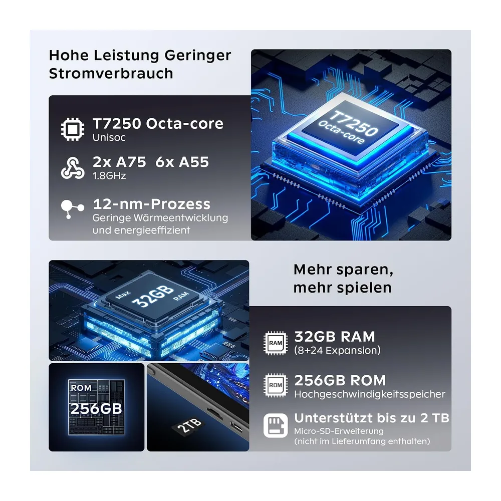 Raemond 11 Zoll Android 16 Tablet mit Gemini AI — 3