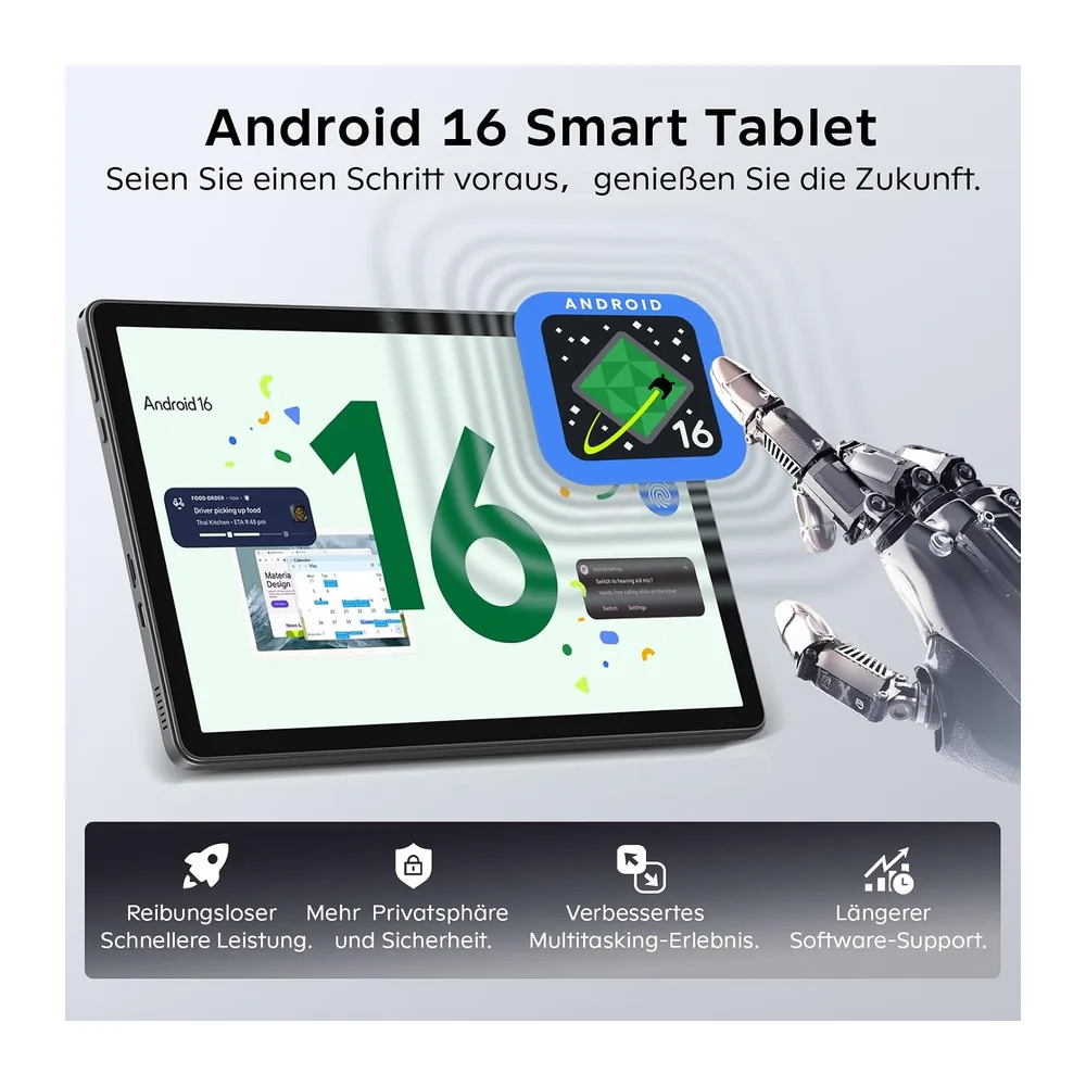 Raemond 11 Zoll Android 16 Tablet mit Gemini AI — 4