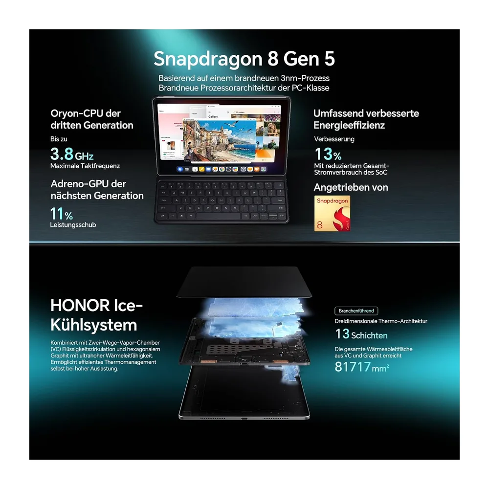 HONOR MagicPad 4 Tablet 12,3 Zoll OLED 3K 165Hz — 5
