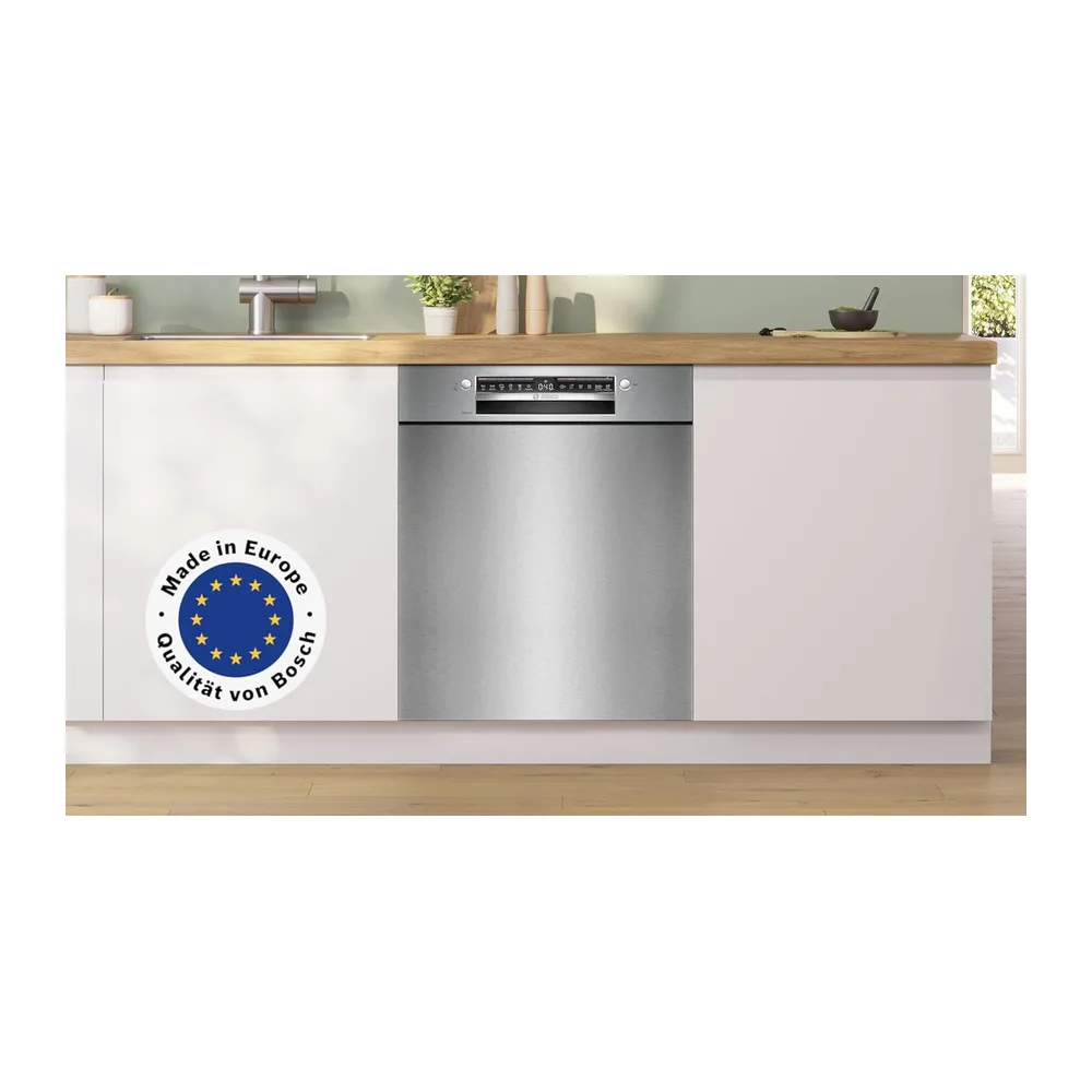 Bosch Geschirrspüler 60 cm, Unterbau, Besteckschublade, Silence Programm, Automatisierte Startzeit, — 2