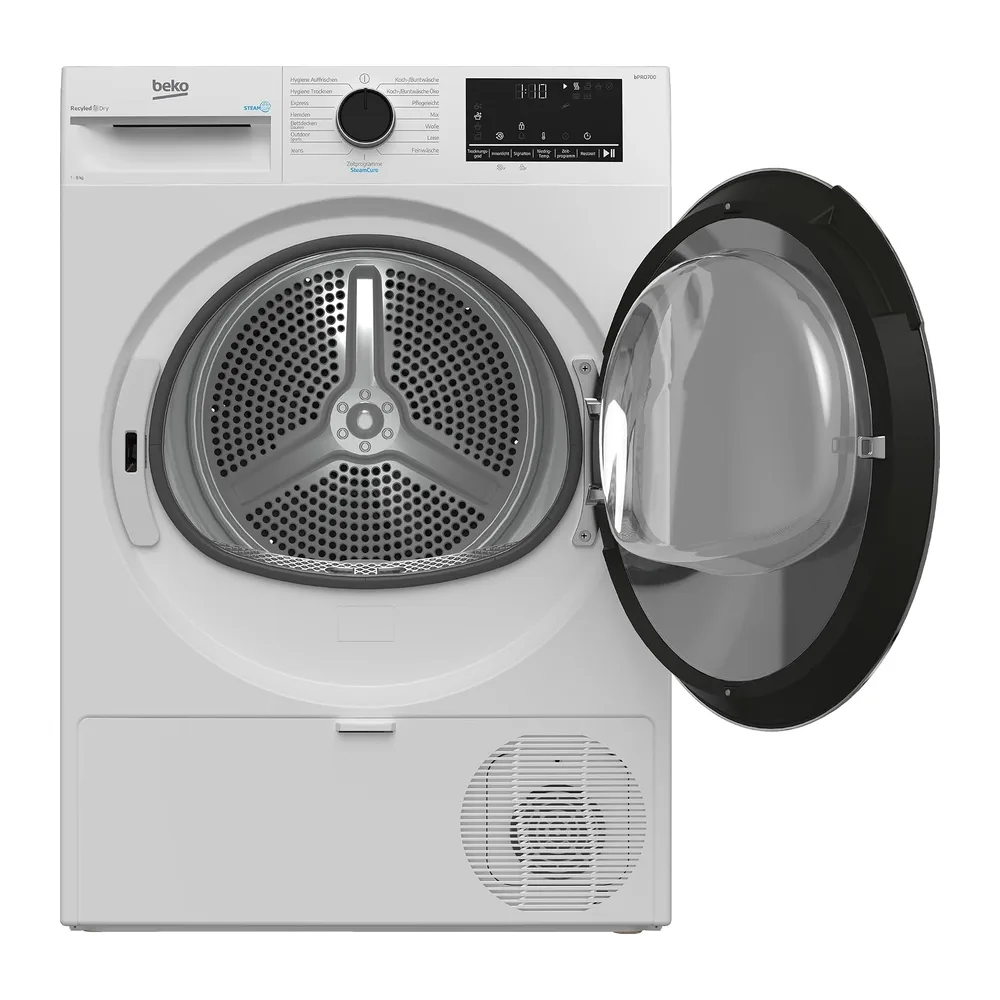 Beko B5T68219 Wäschetrockner, 8 kg, Frontlader Wärmepumpentrockner, 15 Programme, Kondenstrockner, — 6