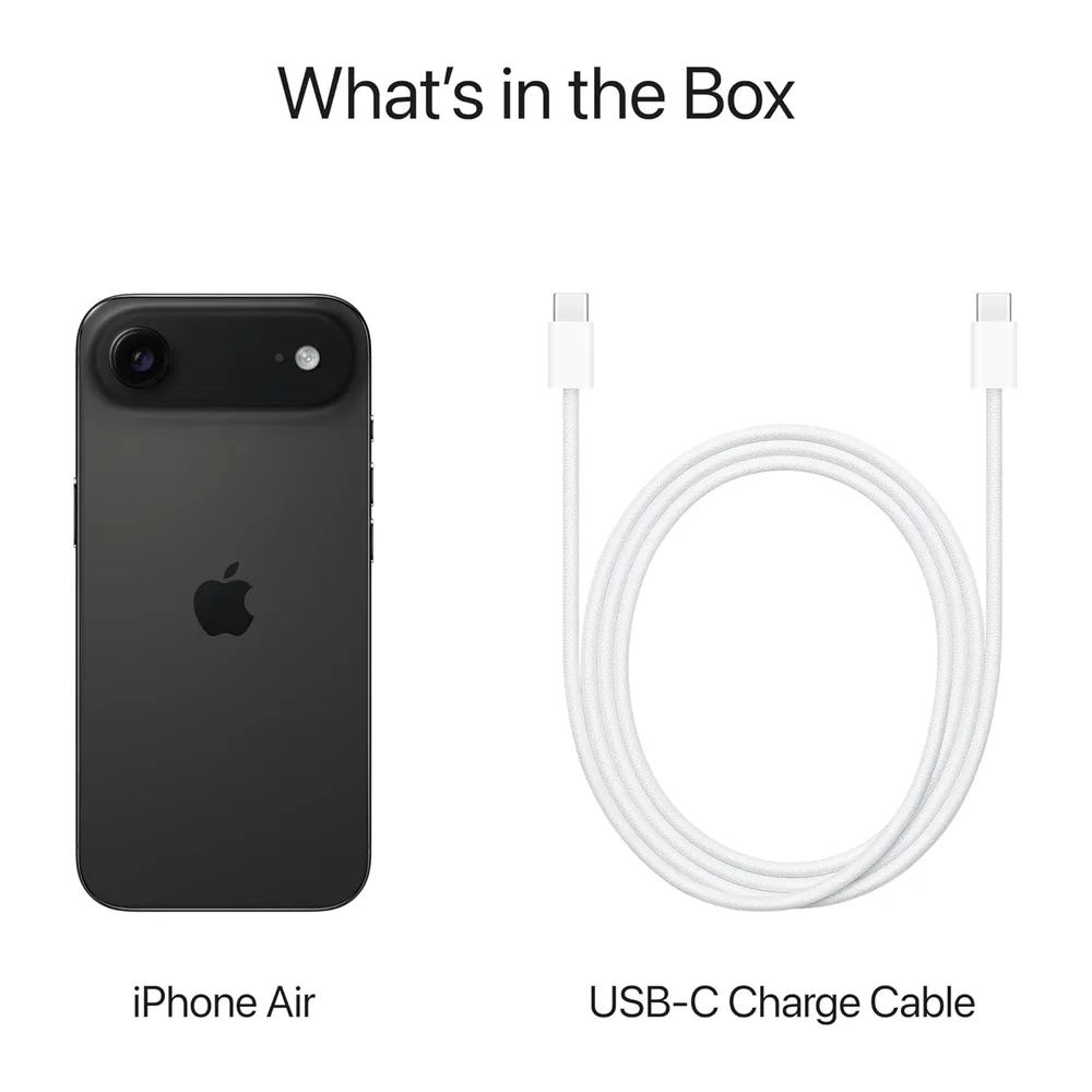 Apple iPhone Air, 256GB, SIM Global, Space Schwarz- Unlocked (Generalüberholt) — 6