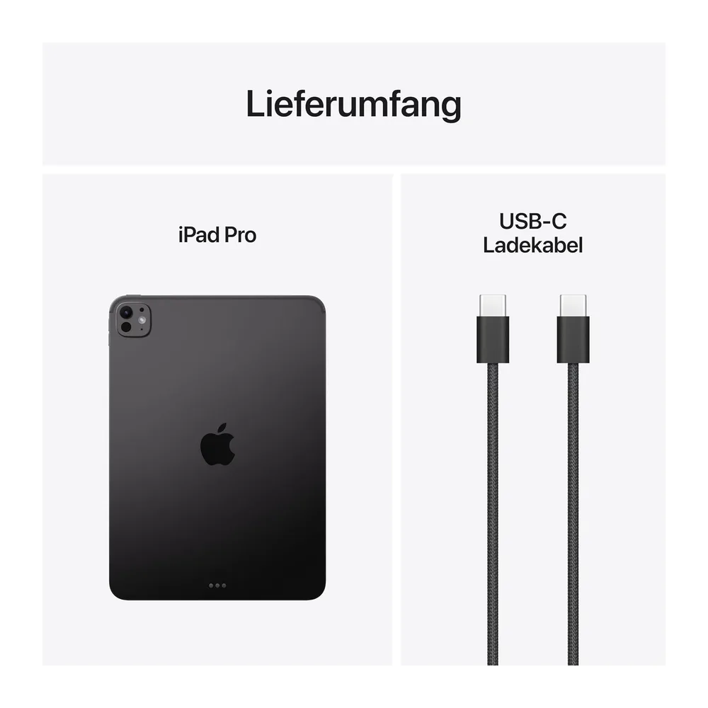 Apple 11" iPad Pro M5, 256 GB: Ultra Retina XDR Display, 12 MP Querformat Frontkamera/12 MP Rückkamera, LiDAR — 6