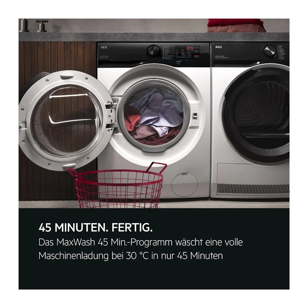 AEG Serie 6000 Waschmaschine 9 kg, KI WashAssist, LR6AMZ49FL [Energieklasse A] — 3