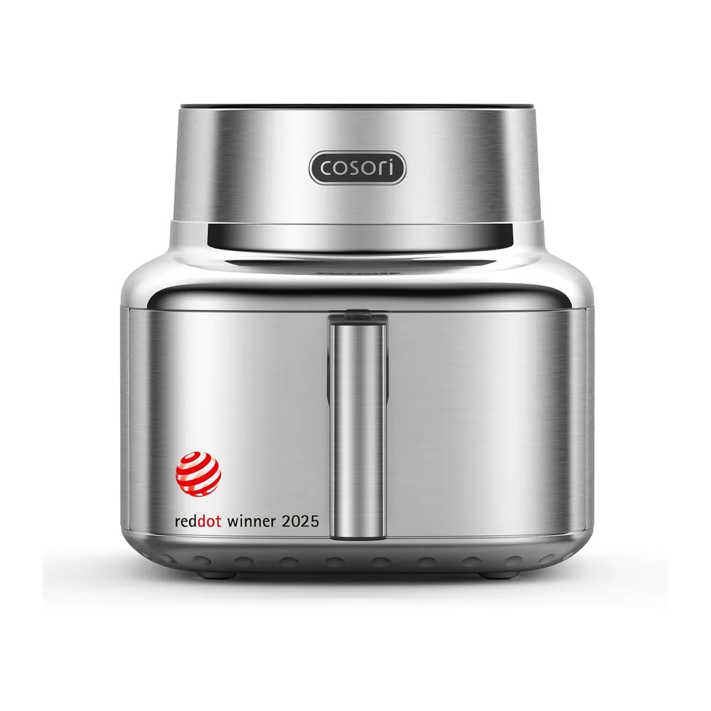 Cosori Airfryer, Iconic Single, 96% Metall, Mit nahezu plastikfreiem Design