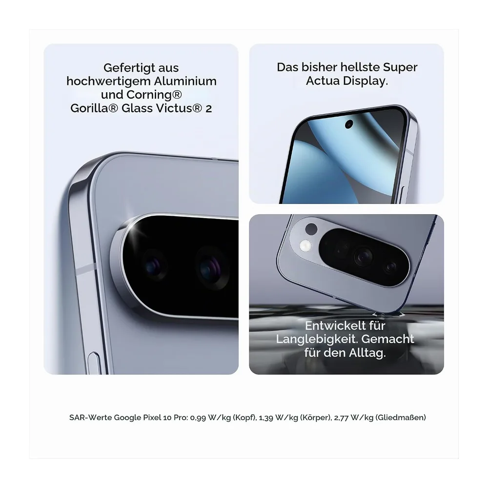 Google Pixel 10 Pro XL – Android-Smartphone ohne SIM-Lock mit Gemini, Dreifach-Rückkamera, mehr als 24 — 4