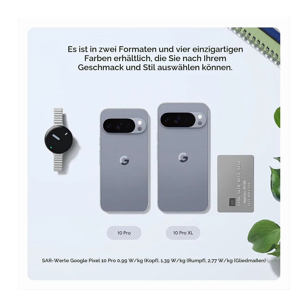 Google Pixel 10 Pro XL – Android-Smartphone ohne SIM-Lock mit Gemini, Dreifach-Rückkamera, mehr als 24 — 6