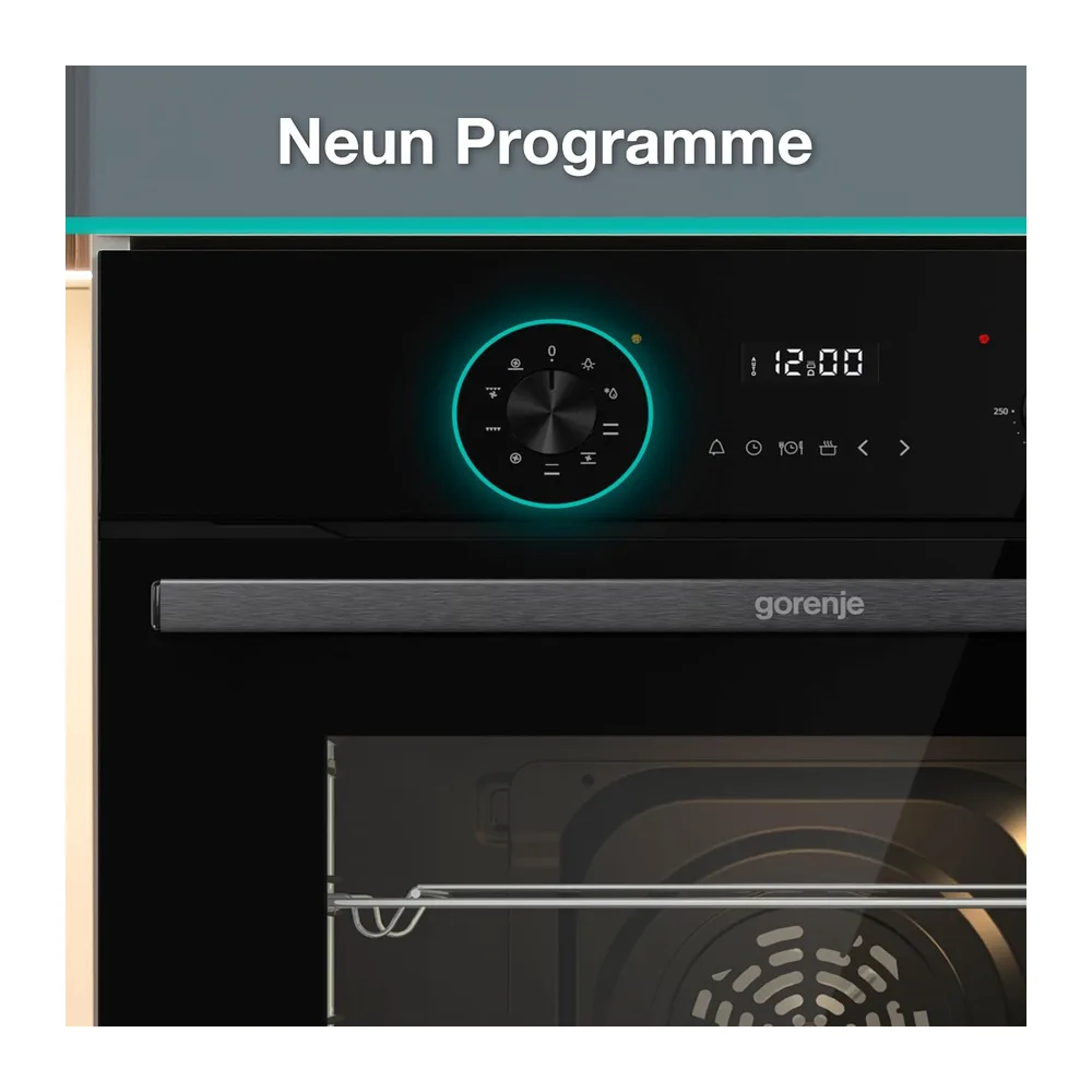 Gorenje Einbau-Herd-Set Inox Air Set mit Glaskeramik-Kochfeld — 5