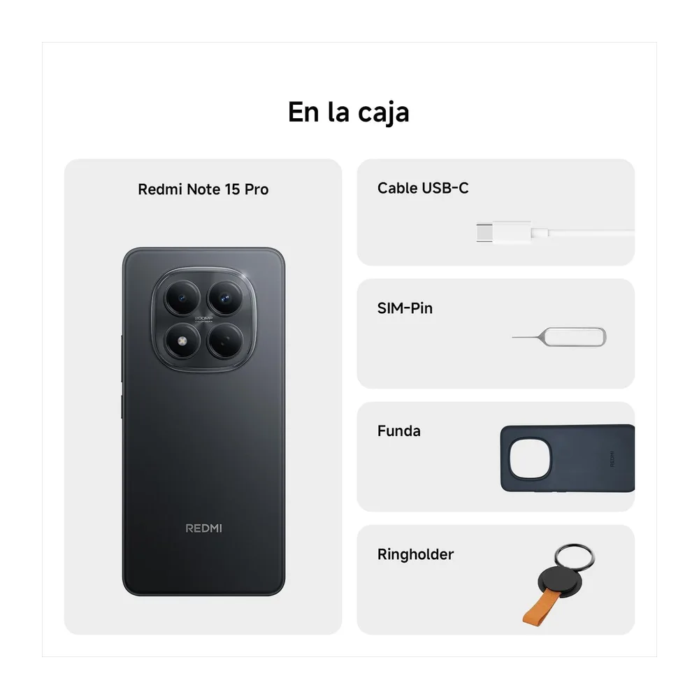 XIAOMI Redmi Note 15 Pro 8+256 Black (No Power Adapter Included) — 4