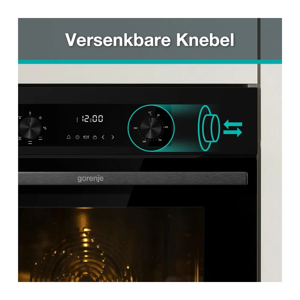 Gorenje BOA6737AO1X Einbaubackofen / 73 Liter/BigSpace/Heißluft / 250° maximale Ofentemperatur/EcoClean-Email — 5