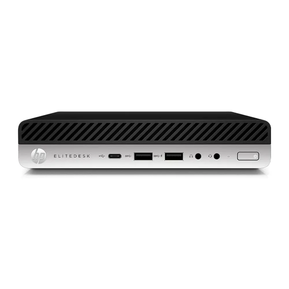 HP EliteDesk 800 G4 MiniPC/Core i7 8700 3.2GHz / 16GB DDR4 / 256GB SSD/Win 11 Pro (Generalüberholt) — 2