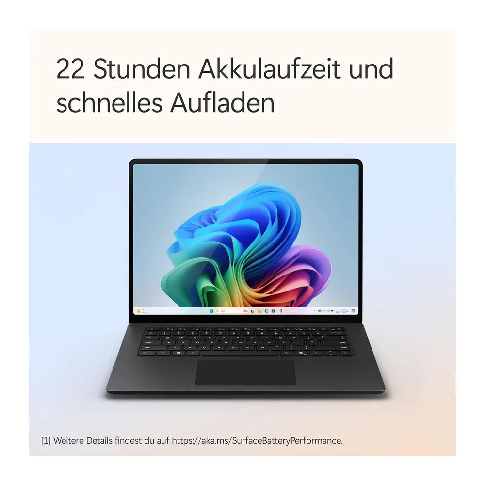 Microsoft Surface Laptop, 15" | Snapdragon X Elite | 16GB RAM, 512GB SSD — 4