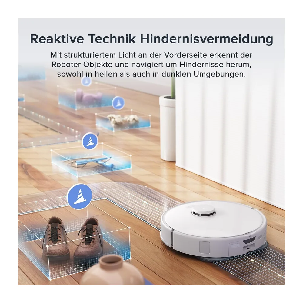 roborock Qrevo Curv S5X Saugroboter Weiß (Generalüberholt) — 4