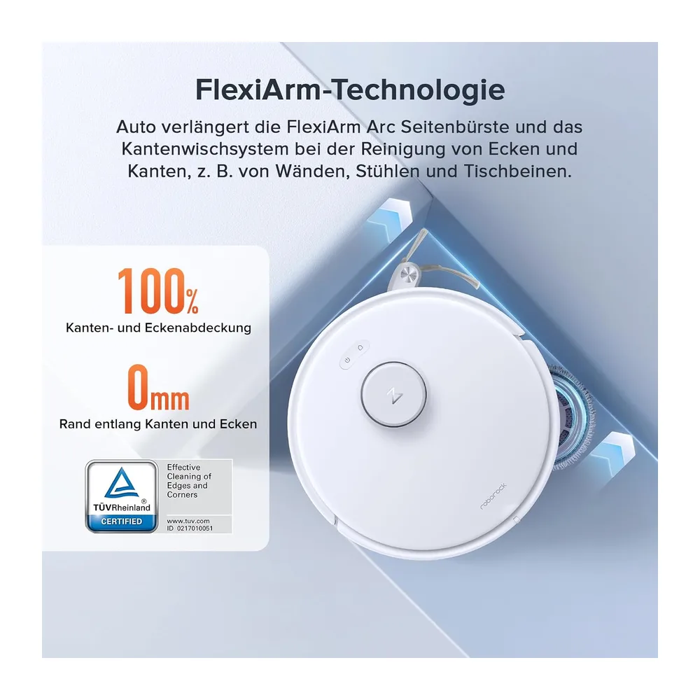 roborock Qrevo Curv S5X Saugroboter Weiß (Generalüberholt) — 5