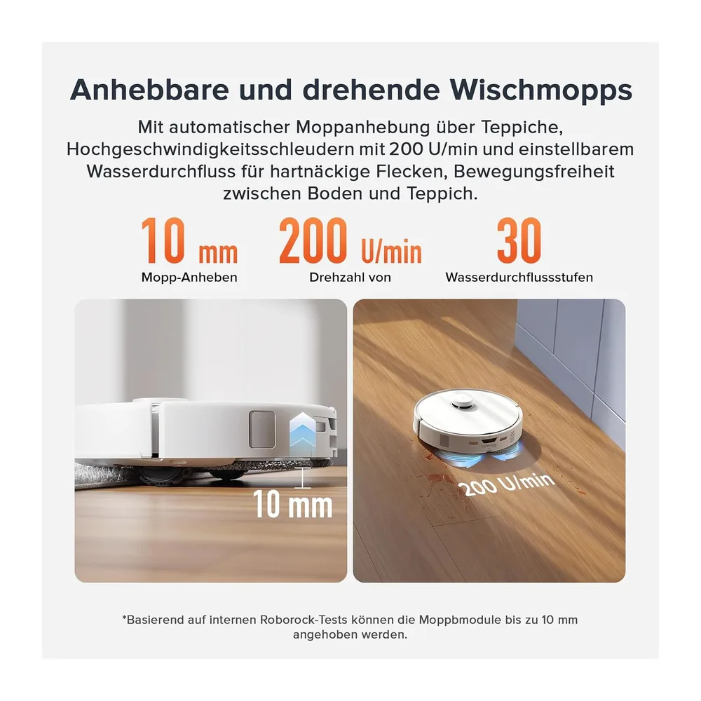 roborock Qrevo Curv S5X Saugroboter Weiß (Generalüberholt) — 6