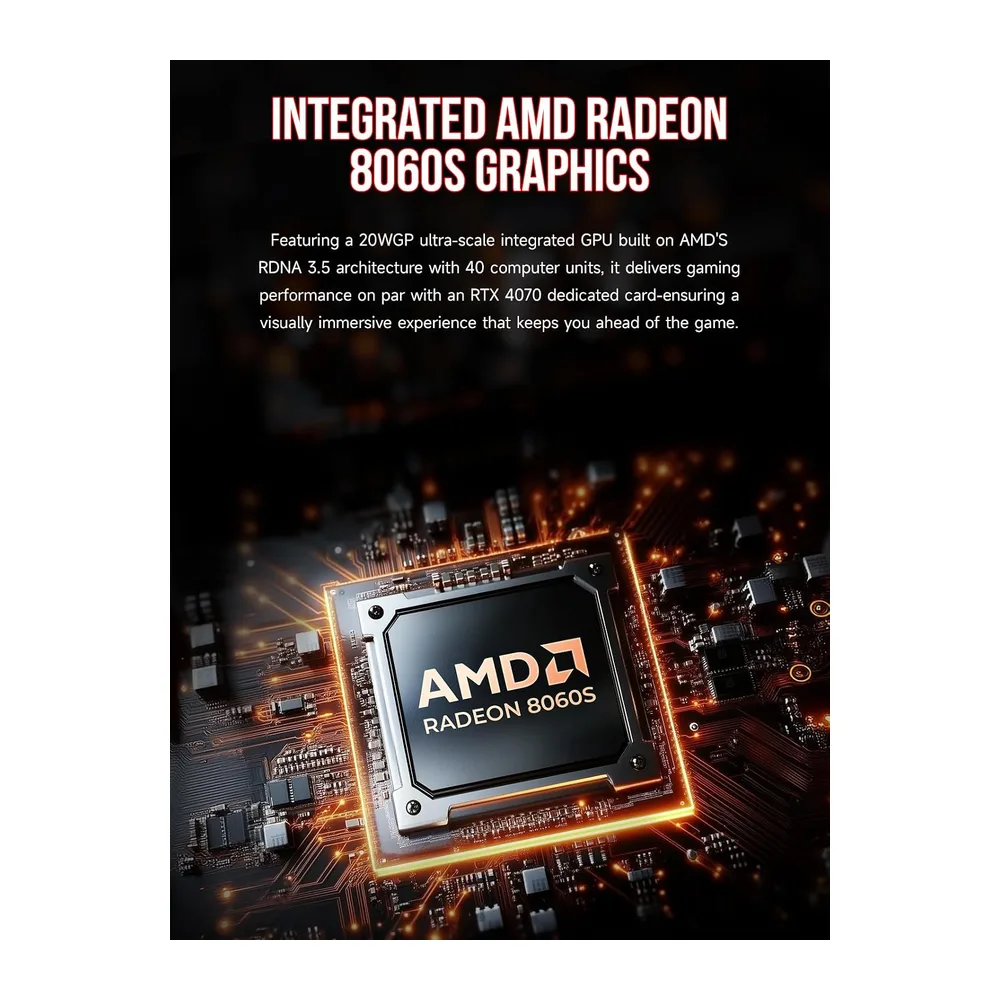 GMKtec EVO-X2 AI Mini PC AMD Ryzen AI MAX+ 395(16K/32T — 3