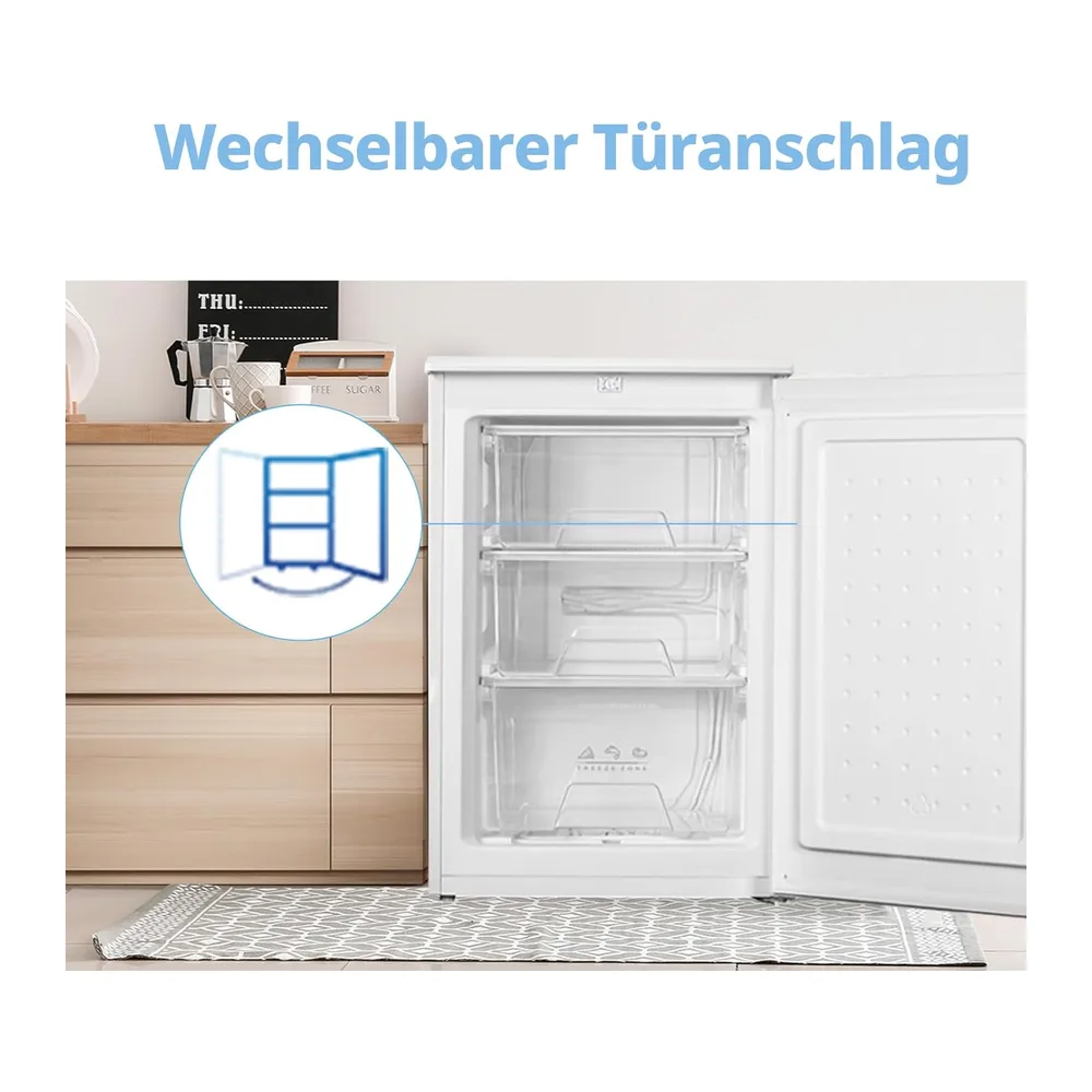 Comfee 88L Gefrierschrank, Kompakter Tiefkühlschrank, Freistehend [Energieklasse D] — 4