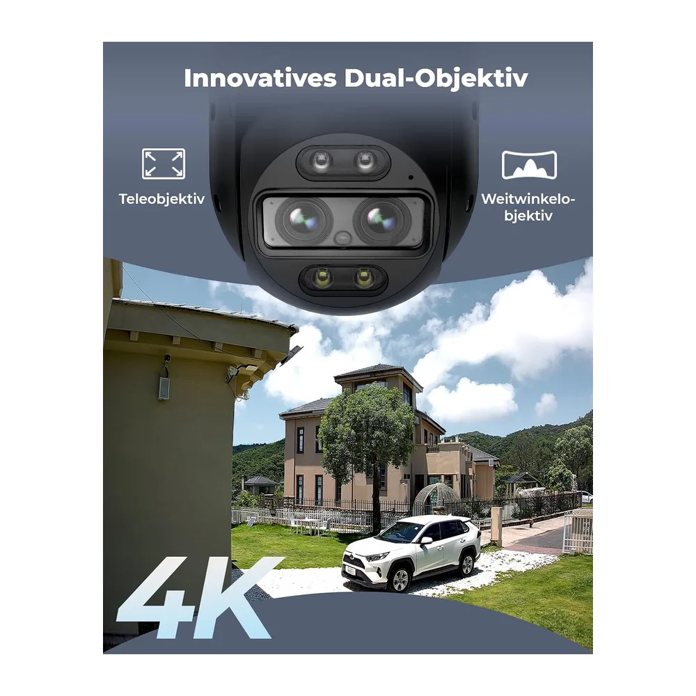Reolink 4K PTZ Überwachungskamera Aussen — 2