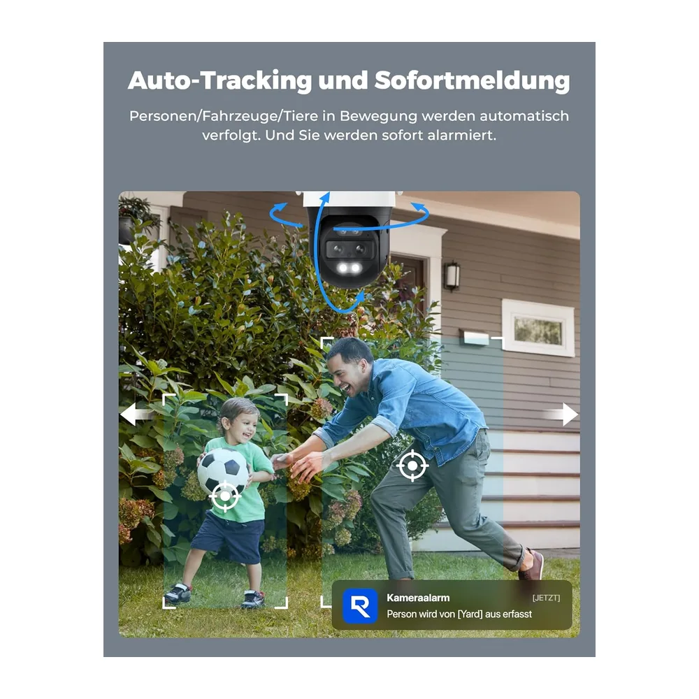 Reolink 4K PTZ Überwachungskamera Aussen — 3