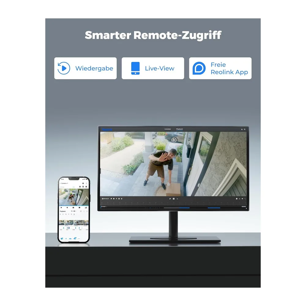 Reolink 4K PTZ Überwachungskamera Aussen — 6