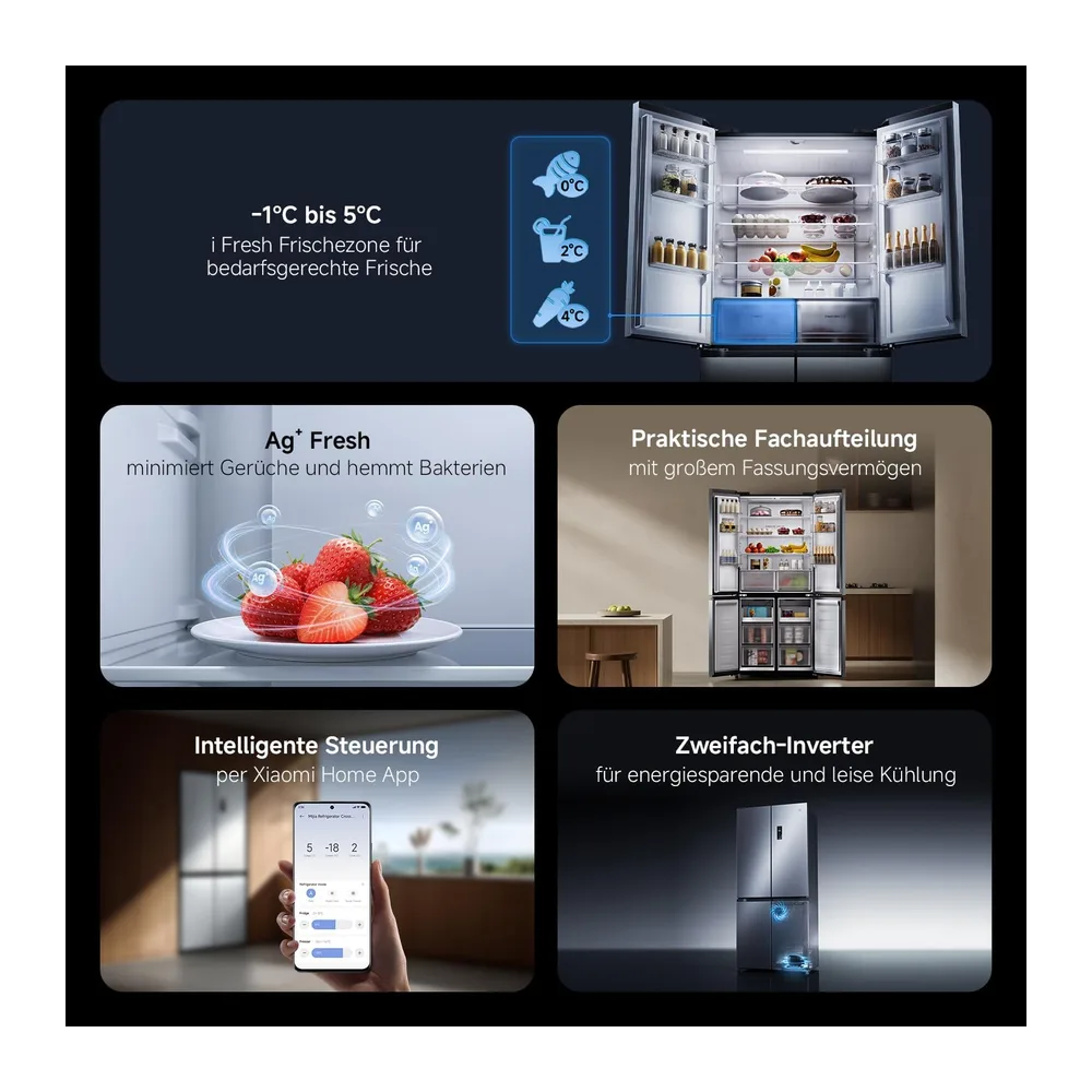 XIAOMI Mijia Cross Door Refrigerator 502L — 2