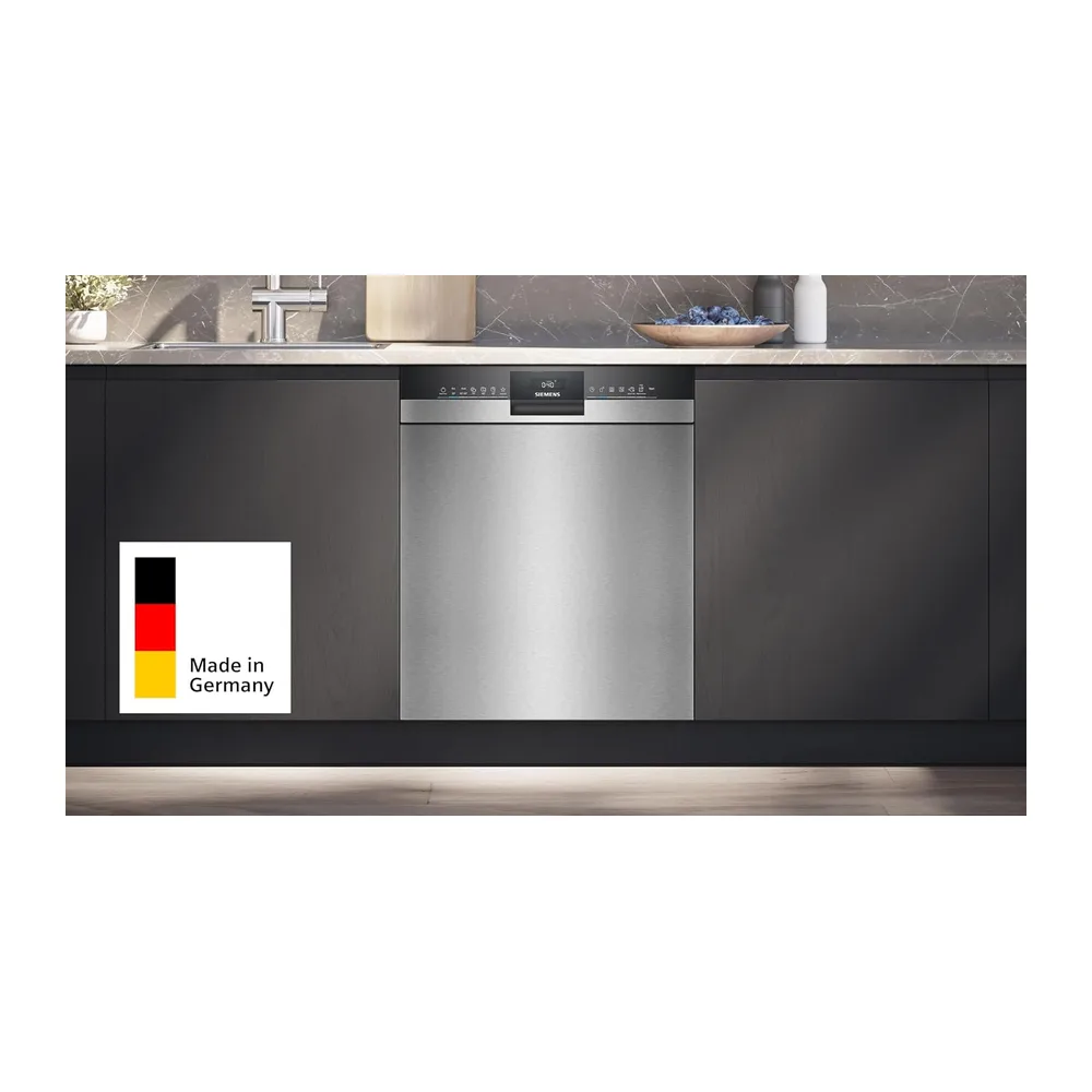 Siemens iQ300 Smarter Unterbau-Geschirrspüler 60 cm Edelstahl SN43ES28AE [Energieklasse A] — 2
