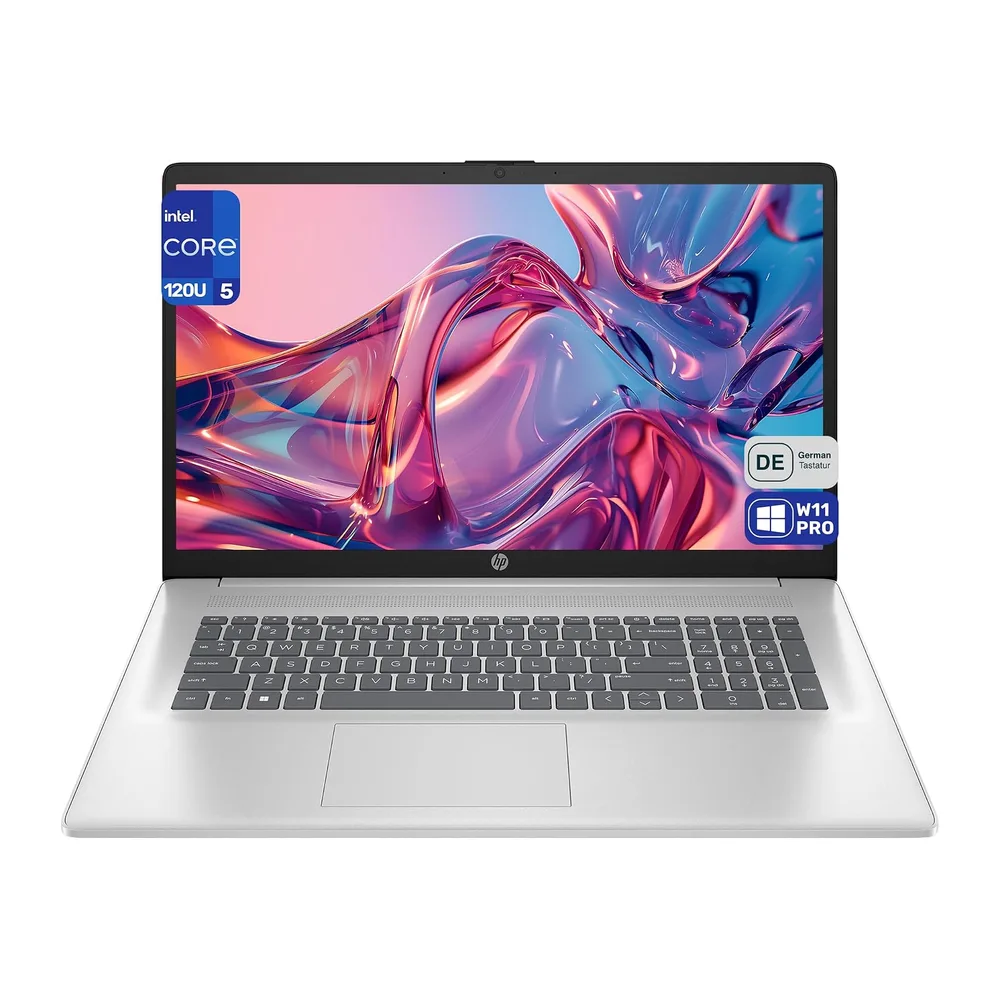 HP 17 Business Laptop, Intel Core i5-120U, 32 GB DDR4 RAM, 1 TB PCIe SSD, 17.3" FHD (1920x1080) Display,