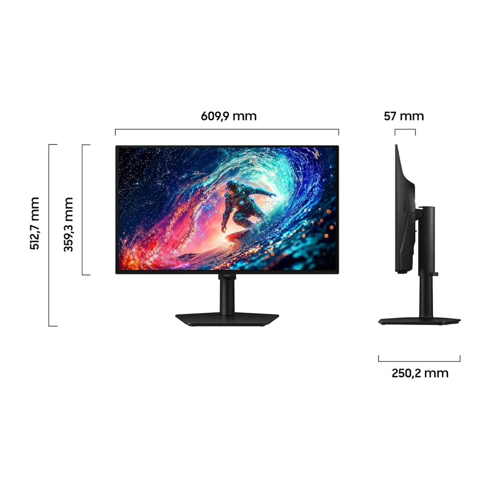 Samsung Odyssey G6 27 Zoll G61SH QHD QD-OLED 240 Hz Gaming Monitor — 5