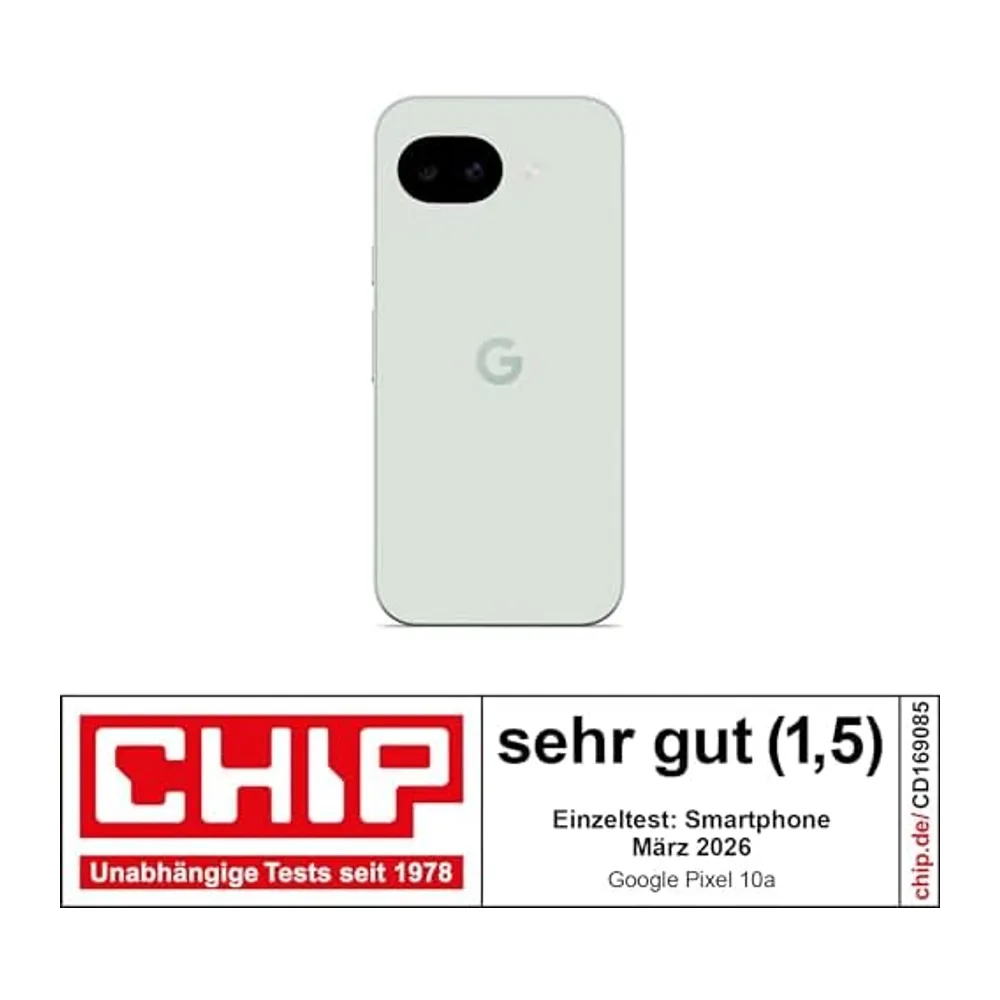 Google Pixel 10a – 7 Jahre Betriebssystem- und Sicherheitsupdates, mehr als 30 Stunden Akkulaufzeit, — 5