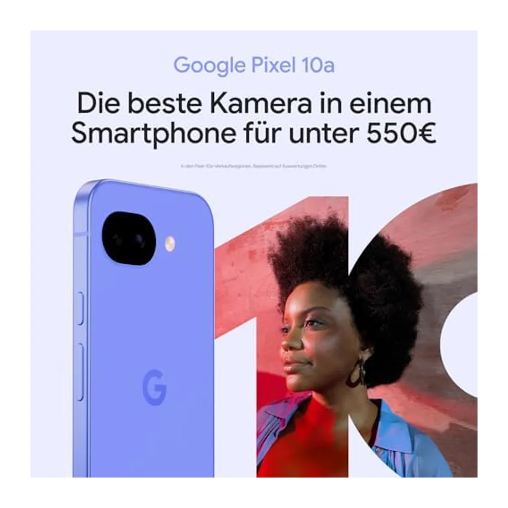 Google Pixel 10a – 7 Jahre Betriebssystem- und Sicherheitsupdates, mehr als 30 Stunden Akkulaufzeit, — 6