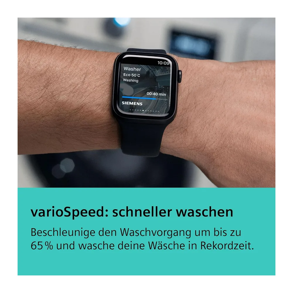 Siemens iQ300 Waschmaschine 9 kg 1400 UpM smartFinish WM14N22A [Energieklasse A] — 3