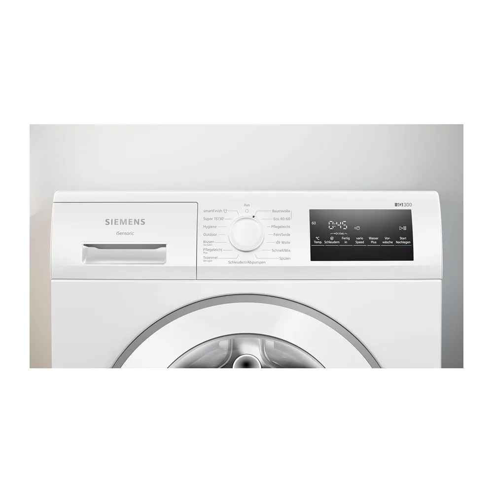 Siemens iQ300 Waschmaschine 9 kg 1400 UpM smartFinish WM14N22A [Energieklasse A] — 5
