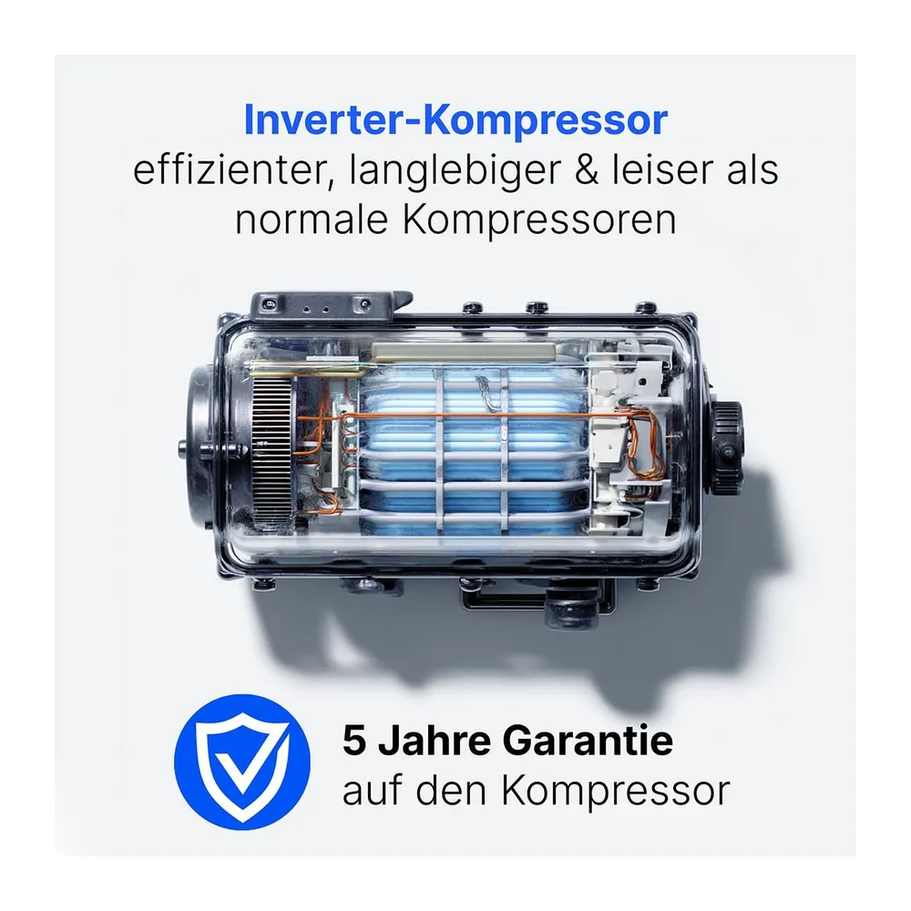 Bomann® Kühlschrank ohne Gefrierfach | Energieklasse C | 85cm | 5 Jahre Kompressor-Garantie | Kühlschrank — 3