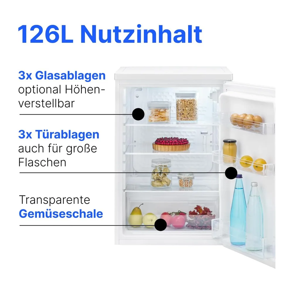 Bomann® Kühlschrank ohne Gefrierfach | Energieklasse C | 85cm | 5 Jahre Kompressor-Garantie | Kühlschrank — 4