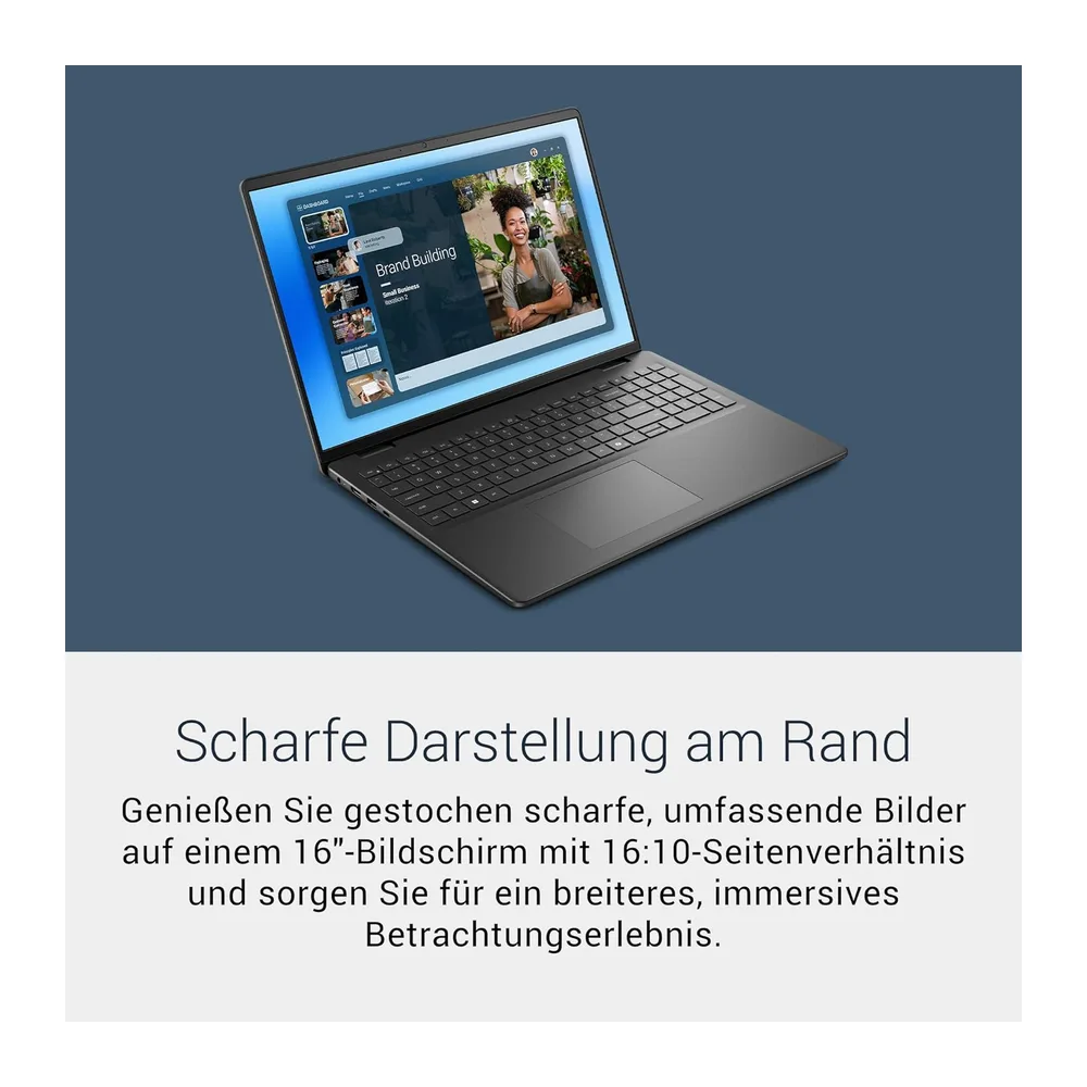 Dell 16 Laptop - Intel Core 7 150U, 16GB RAM, 1TB SSD — 3