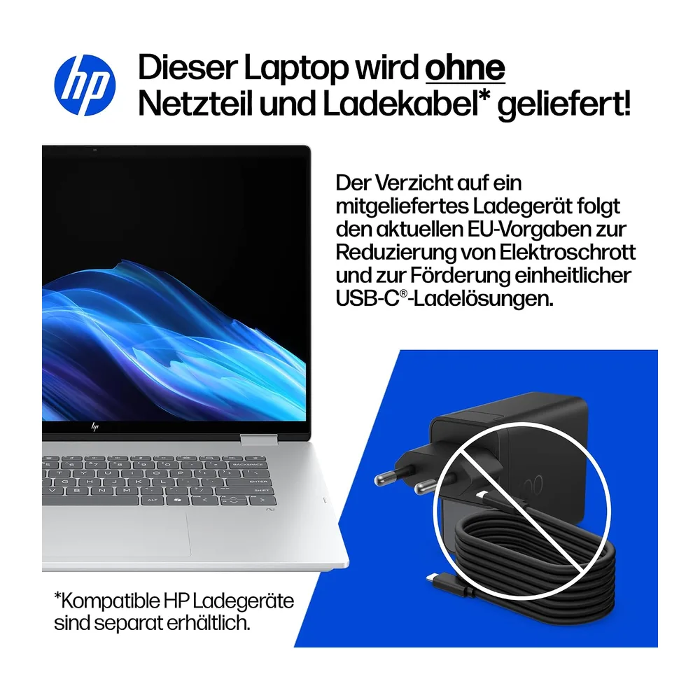 HP OmniBook X Flip Laptop, 16" 2K, Intel Core Ultra 5, 16GB RAM, 512GB SSD — 5