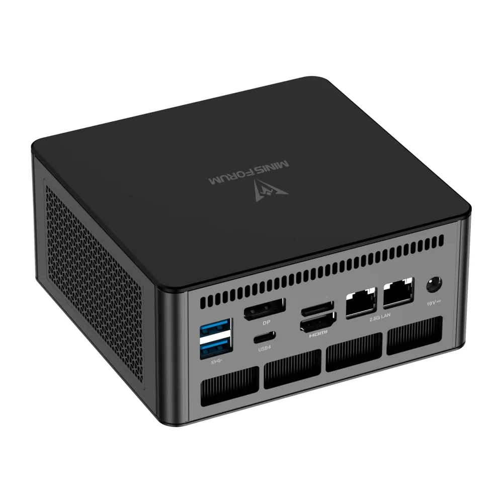 MINIS FORUM UM890 Pro Mini PC, AMD Ryzen 9 8945HS Prozessor, 8C/16T bis zu 5,2 GHz, AMD Radeon 780M, DDR5