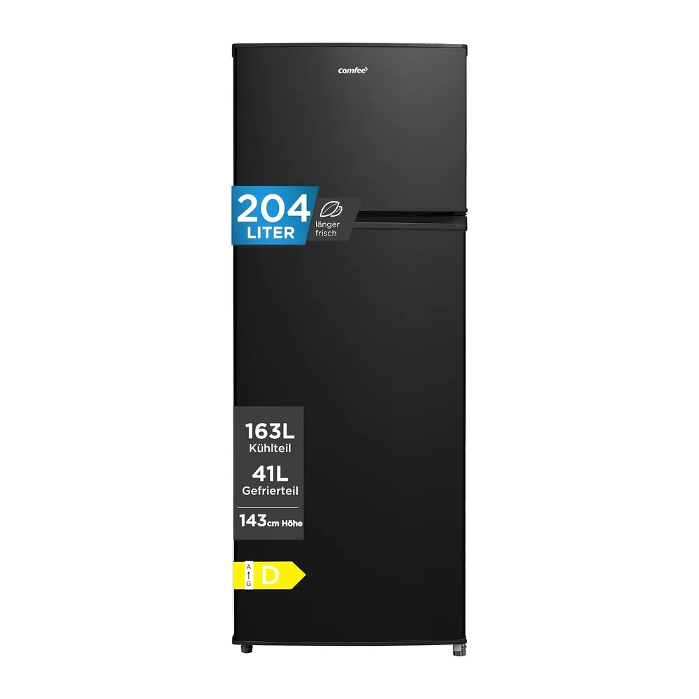 Comfee' 204L kühlschrank mit gefrierfach(-24℃)