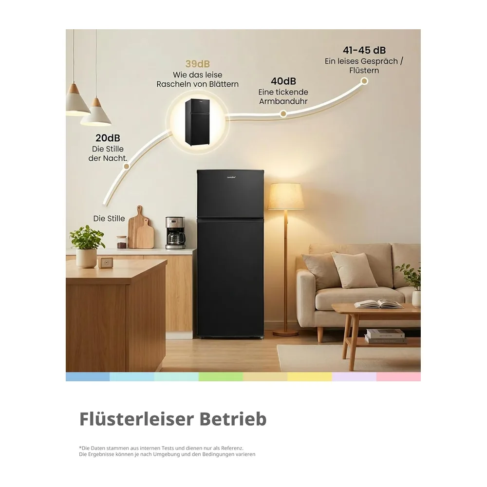 Comfee' 204L kühlschrank mit gefrierfach(-24℃) — 5