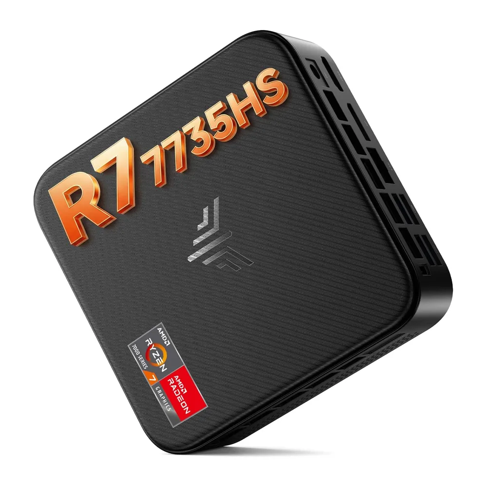 NiPoGi E3B Mini PC W-11 Pro, Ryzen 7 7735HS(Besser als R7 6800H/ R5 5730U)
