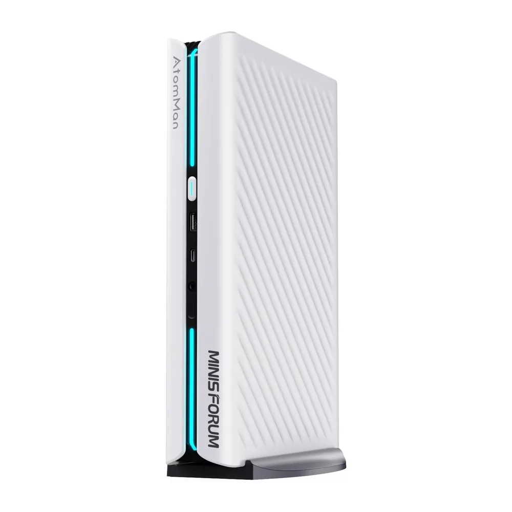 MINIS FORUM G1 Pro Gaming Mini-PC, Ryzen 9 8945HX (16C/32T, bis zu 5,4 GHz), NVIDIA GeForce RTX 5060 8GB