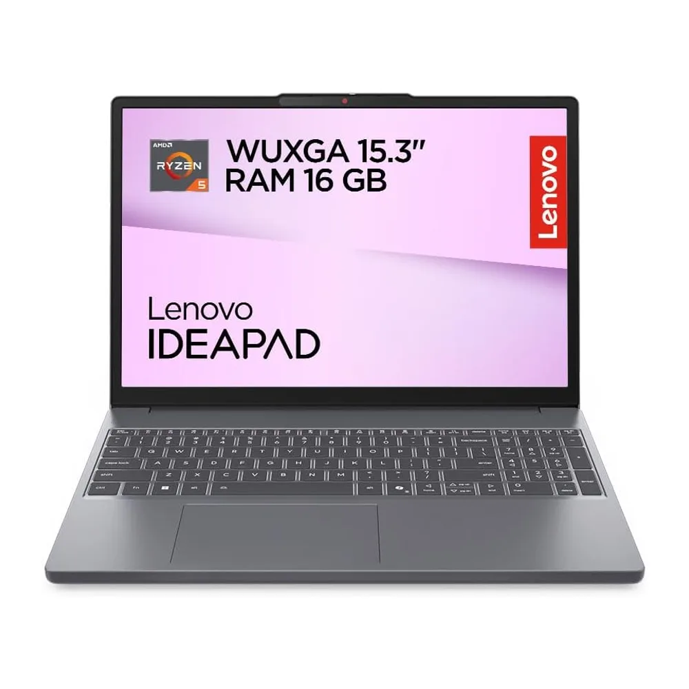 Lenovo IdeaPad Slim 3 Laptop | 15.3" WUXGA Display | AMD Ryzen 5 150 | 512GB SSD | 16GB RAM | AMD Radeon